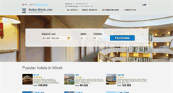 Desktop Screenshot of hotels-minsk.com